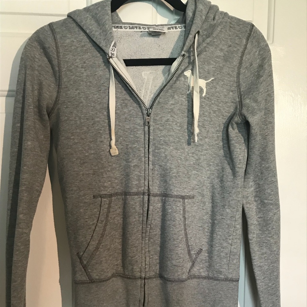 Victoria’s Secret Pink Full Zip Sweatshirt size xs